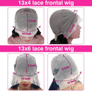 40 46 Inch Water Curly Deep Wave 13x4 13x6 HD Lace Human Frontal Pre Plucked Brazilian Natural Remy Hair Black Wigs For Women