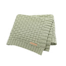 Babydecken Gestrickt Baumwolle Einfarbig Neugeborene Babys Schlafdecke Kinderwagen Decken Weich Säuglingswickel Mehrzweck