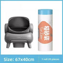For Neakasa M1 Thick Cat Collect Receive Bag Pivot Autoscooper Drawstring Open-Top Self-Cleaning Litter Box Liner