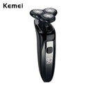 Kemei Waterproof LCD Display Electric Shaver Men Wet Dry Beard Razor Facial Shaving Machine Rechargeable KM-1524