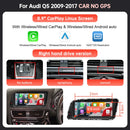 1920*720 RoadTop Linux Touch Screen Multimedia Display For Audi Q5 2009-2017 With Wireless CarPlay Android Auto Airplay Autolink