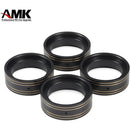 4Pcs TRX4M Brass Wheel Weights 1.3 Beadlock Wheels Bead Lock Rings for 1/18 RC Crawler 1/24Scale Accessories Axial SCX24Upgrades
