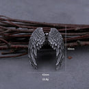 The Arcwing | Handcrafted Stainless Steel Angel Wings Pendant Necklace for Men & Women