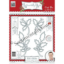New Arrivals 2025 Christmas Metal Craft Dies Cutting Fancy Frames Holly For Diy Scrapbooking Make Cards Handmade Mold Embossing