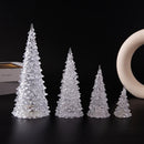 Christmas Tree Colorful Led Acrylic Night Light Home Holiday Party Children Room Desktop Luminous Christmas Tree