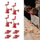 4 Pack 3/4" Wood Gluing Pipe Clamp Set Heavy Duty PRO Cast Iron Quick Release Bar Clamps Kit with Wide Base for Woodworking