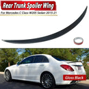 W205 4Door Sedan C63 C43 Style For Mercedes-Benz C-Class  Rear Spoiler C180 C200 C260 Rear Spoiler Trunk Wing 2015-2019