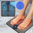 Fußmassagegerät Faltbares tragbares elektrisches Massagepad mit mehrfacher Gangeinstellung für Körperentspannungsgerät Wiederaufladbar