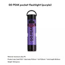Gopeak Pocket Mini Flashlight Outdoor Key Clip Cap Ambient Led Long Endurance Disaster Relief Emergency 5050 Small Light