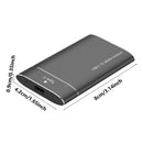 500GB Hard Disk Storage Expansion External Drive  Laptop External Hard Drive, Data Storage External Hard Drive for Office & Game