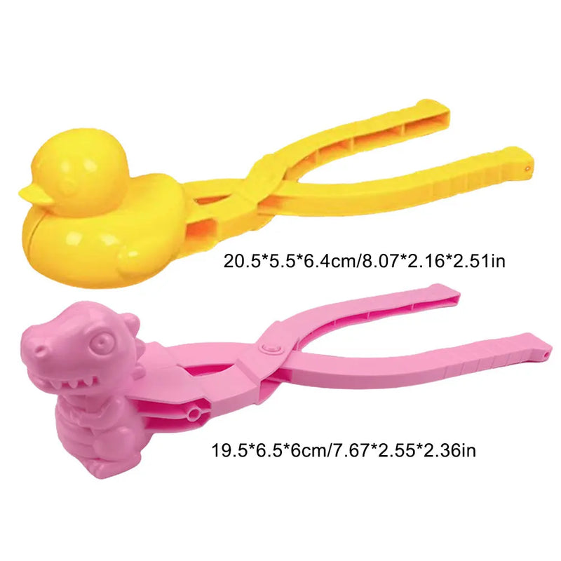 2/3/4PCS Duck Rice Mold DIY Sushi Molds Snowball/Rice Ball Maker Clip with Handle Cute Animal Rice Shaper Winter Snow Toys