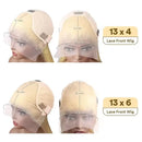 613 Blonde Body Wave 13x6 HD Transparent Lace Front Wigs 40 46 Inch 200 Density Brazilian Human Hair Pre Plucked For Black Women