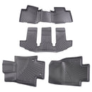 4x Car Floor Mats Liner for Toyota Highlander 2020-2024 7 Seats Rubber TPE