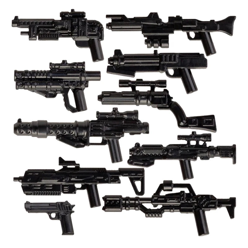 MOC Medieval Accessories Building Blocks Military Soldiers Shoulders Armor Blaster Helmets Weapons War Bricks Children Toys B038