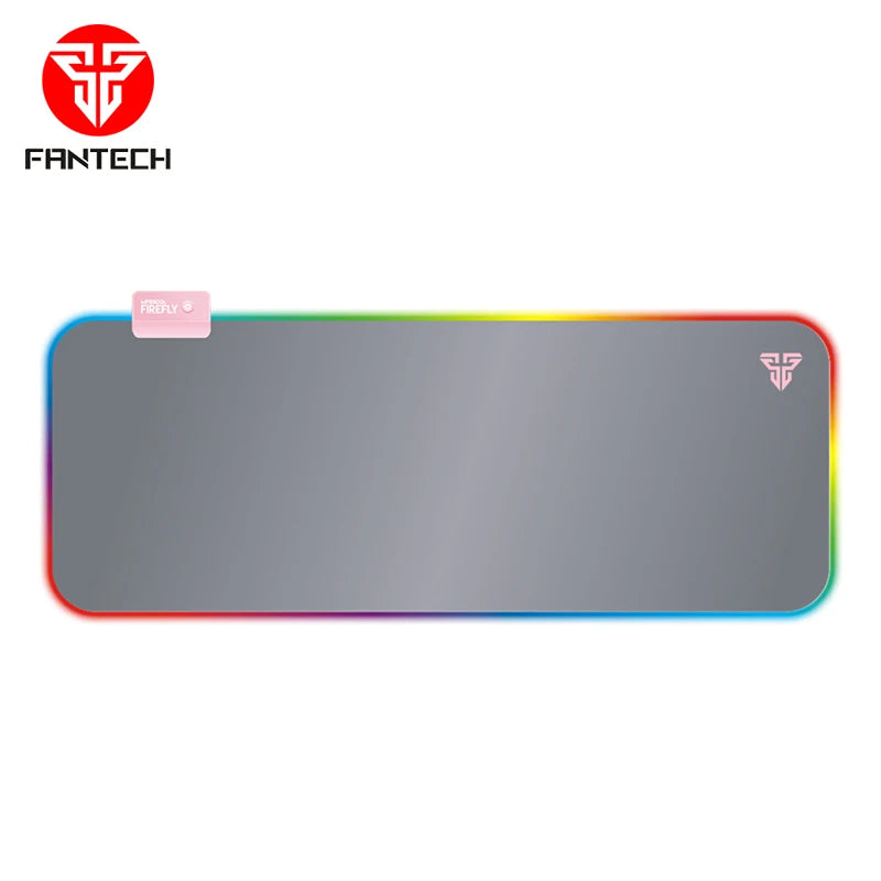 FANTECH MPR800s RGB Gaming Mousepad Large 800x 300mm XXL Backlit PC Desk Mats Waterproof Mouse Keyboard Pink Carpet