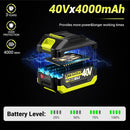 40V Brushless Cordless Snow Shovel, 13-Inch Electric Snow Blower with 4.0Ah Batteries & Charger,for Patio, Deck, Driveway