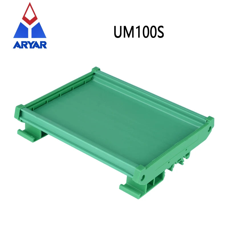 UM100S Profile Din Rail Mounting Base PCB Board House For PCB Width 100mm Din Rail Bracket PCBA Enclosed Housing