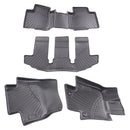 4x Car Floor Mats Liner for Toyota Highlander 2020-2024 7 Seats Rubber TPE