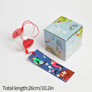 Sakura Glass Wind Chime Hanging Drop Birthday Gift Ornament Transparent Wind Spinner Bell Pendant Japanese Style Decoration