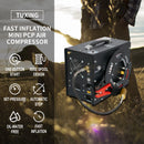 TUXING 4500Psi 300Bar 12V PCP Air Compressor Portable High Pressure Air Compressor with Wire Spool 12V Power Auto-stop TXES062