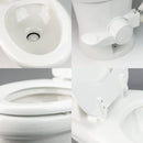 320 Series Standard Height Gravity RV Toilet with Elongated Ceramic Bowl