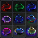 6in1 Interior LED Ambient Lights For Tesla Model 3 Y S X Full Color RGB LED 110/140CM USB APP Control Remote Acrylic Atmosphere