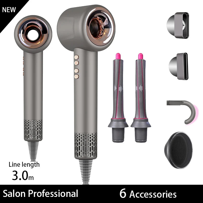 Professional Super Hair Dryer Personal Care Styling Negative Ion Salon Tool Constant Anion Electric Leafless