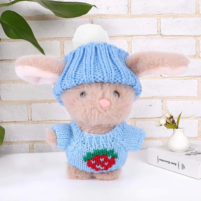 Mini Bunny Hug Cute Easter Gift Easter Plush Bunny Easter Bunny Stuffed Animal Easter Bunny Doll Gifts for Girls Boys Kids