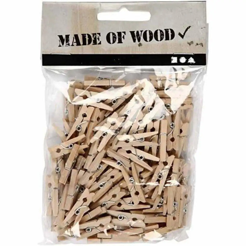 50/100/200PCS 2.5CM Clip Wood Photo Album Clamp DIY Picture Mini Clothespin Home Laundry Clothes Pin Wall Hanging Peg