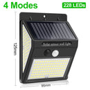 Goodland 228 144 LED Solar Light Outdoor Solar Lamp With Motion Sensor Solar Powered Sunlight Spotlights For Garden Decoration
