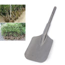 5 Pit Shovel Jack Hammer Breaker 40Cr Chromium Steel Clay Spade Chisel Bit 1.3KG 40CM for Jack Hammer 1.8cm Shank Diameter
