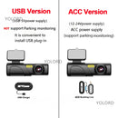 Front WiFi Car Dash Cam 1080P HD Driver Video Recorder USB Car DVR Camera Loop Recording ACC 24Hrs Parking Monitoring