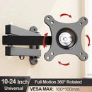 Universal Adjustable TV Wall Mount Bracket Universal Rotated Holder TV Mounts for 14 to 32 Inch LCD LED Monitor Flat Panel