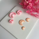 3Pcs/Set Different Sizes Moon Shape Polymer Clay Cutter Cutting Molds For Pendant Earrings Jewelry Decoration Making Hand Tools
