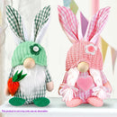 1/2Pcs Rabbit Ear Dwaft Handmade Cotton Ornaments Easter Faceless Gnomes Bunny Household Decoration for Spring Holiday Party