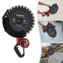 16In 4000W Electric Concrete Saw Brick Cutter Circular Saw Wall Slotting Groving with Saw Blade and Rolling Pulley 3000RPM