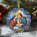 2024 Nativity Scene Hanging Ornaments Christmas Decoration Wall Hanging Jesus Angel Easter Christ Room Home Decorations