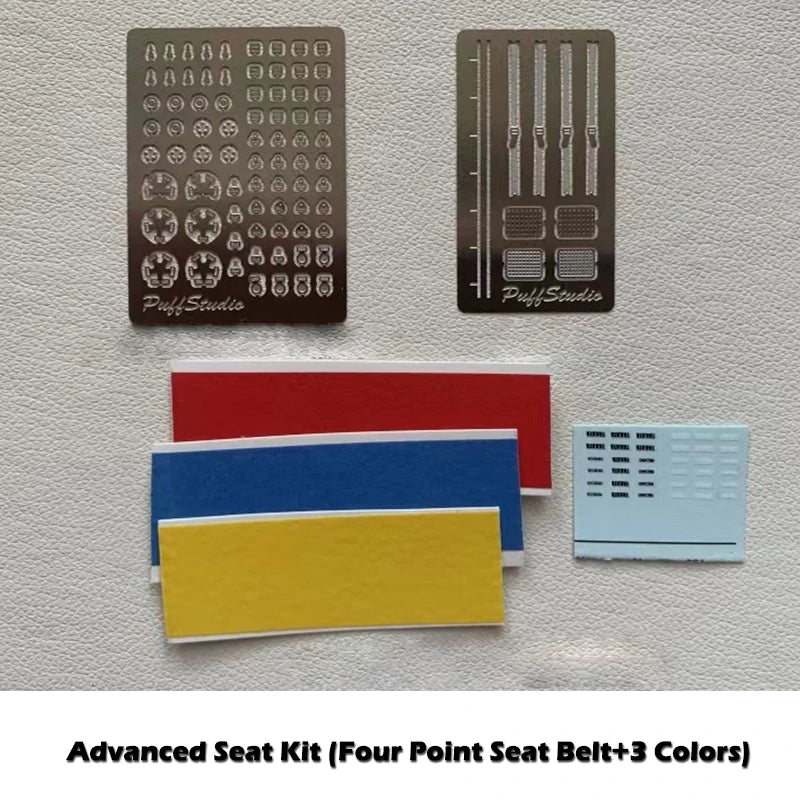 Hobby Venom 1/64 Sports Seat  Diecast Model Car's Detail-up Set Modified Parts for Professiona Audience for Hobby Lover Vehicle