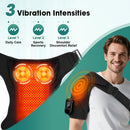 Shoulder Heating Pad With Massage 6 Adjustable Temperature HF Vibration Relax Muscle Brace Wireless Control for IOS/Android
