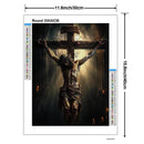 Zipper Bag 5D DIY Easter Diamond Painting Kit Jesus Religious Sticker Diamond Embroidery Cross Embroidery Art Children's Gift