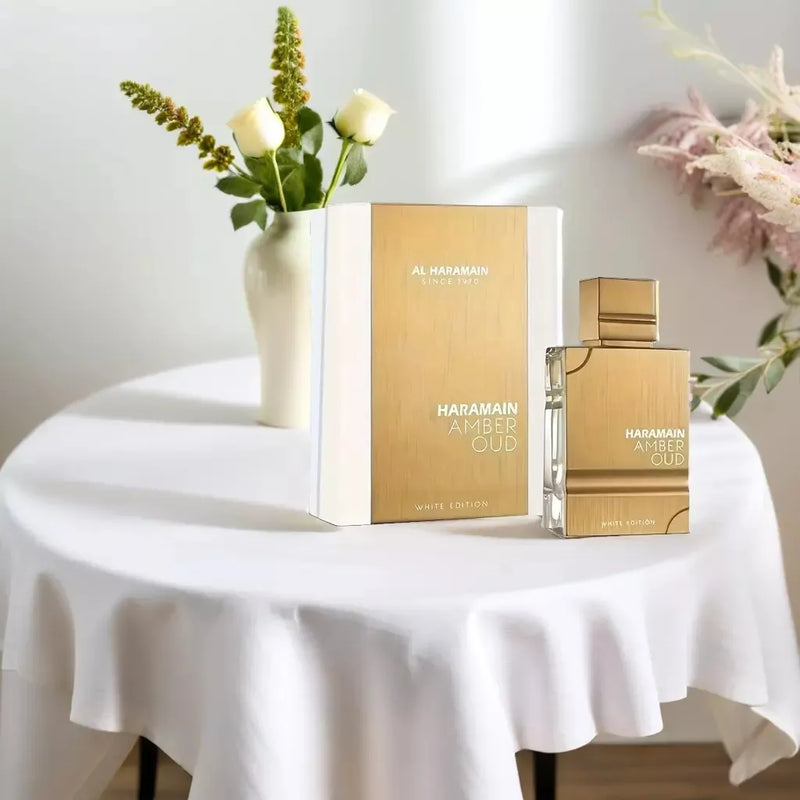 Al Haramain Amber White Edition For Men And Women Eau De Toilette Spray, 2.0 OZ - 60ml Long-lasting Fragrance Christmas Gift