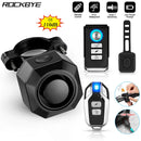 Rockbye Bicycle Alarm Wireless USB Charging Bike Vibration Alarm IPX5 Waterproof Motorcycle Scooter Burglar System