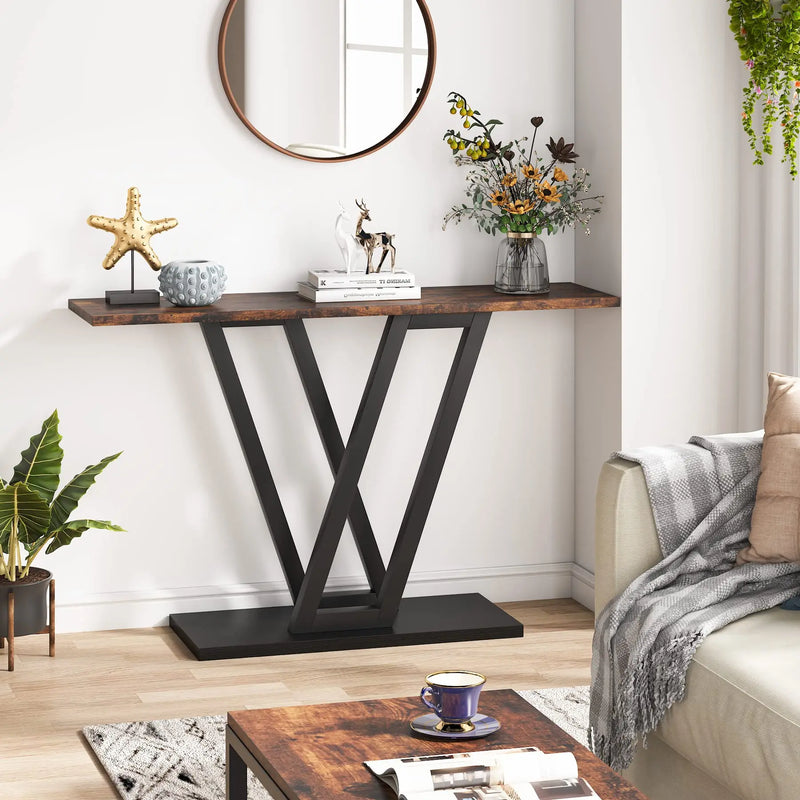 Tribesigns Console Tables Industrial Entryway Hallway Table Drop Shipping