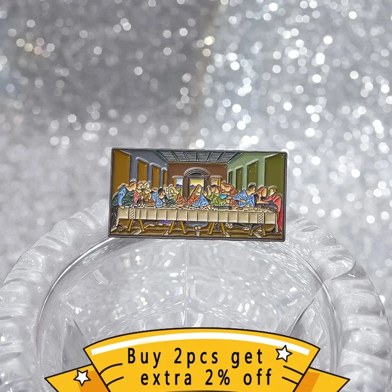 I Love Jesus Enamel Pin Christianity Religion Believers Live Forever Cross Easter Brooch Lapel Clothes Badge Love Faith Jewelry