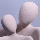 Kreative abstrakte Figuren, Paar-Ornamente, mattierte Keramik-Heimdeko, nordische moderne Kunstskulptur, Handwerk, Hochzeitsgeschenke