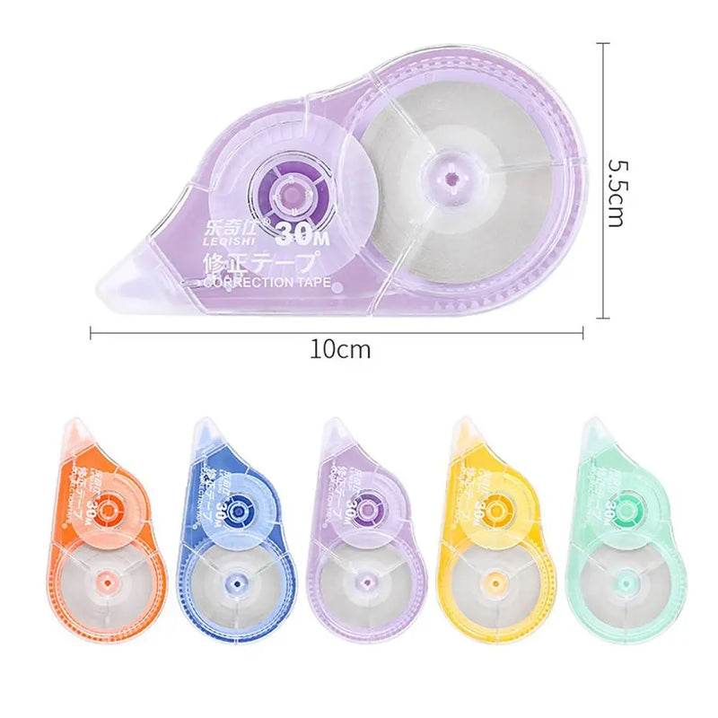 5pcs/Set Office Supplies Correction Tape Roller Stationery School White Sticker Tape 5mm Width 150M Error Eraser Tape Book