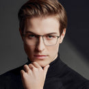 JMISUS 2025 New Arrivals Square Prescription Glasses Men Business Progressive Eyewear Plastic steel Custom Optical Eyeglasses