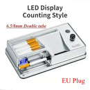 6.5/8mm Tube Electric Cigarette Rolling Machine Infrared Sensing Injector Tobacco Filling Auto Cigarette Maker Smoking Accessory