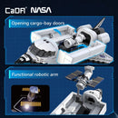 Cada NASA 1:320 United States Aerospace Airship Building Blocks Reconnaissance Aircraft Bricks Artwork Toys Children Gifts