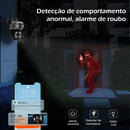 Icsee Black Wifi Surveillance Camera Security Camera Monitor 4K Ultra Hd Security Camera Wifi Waterproof